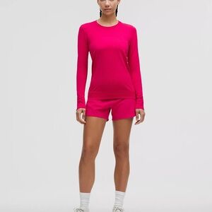 Women's Pink Long Sleeve Top